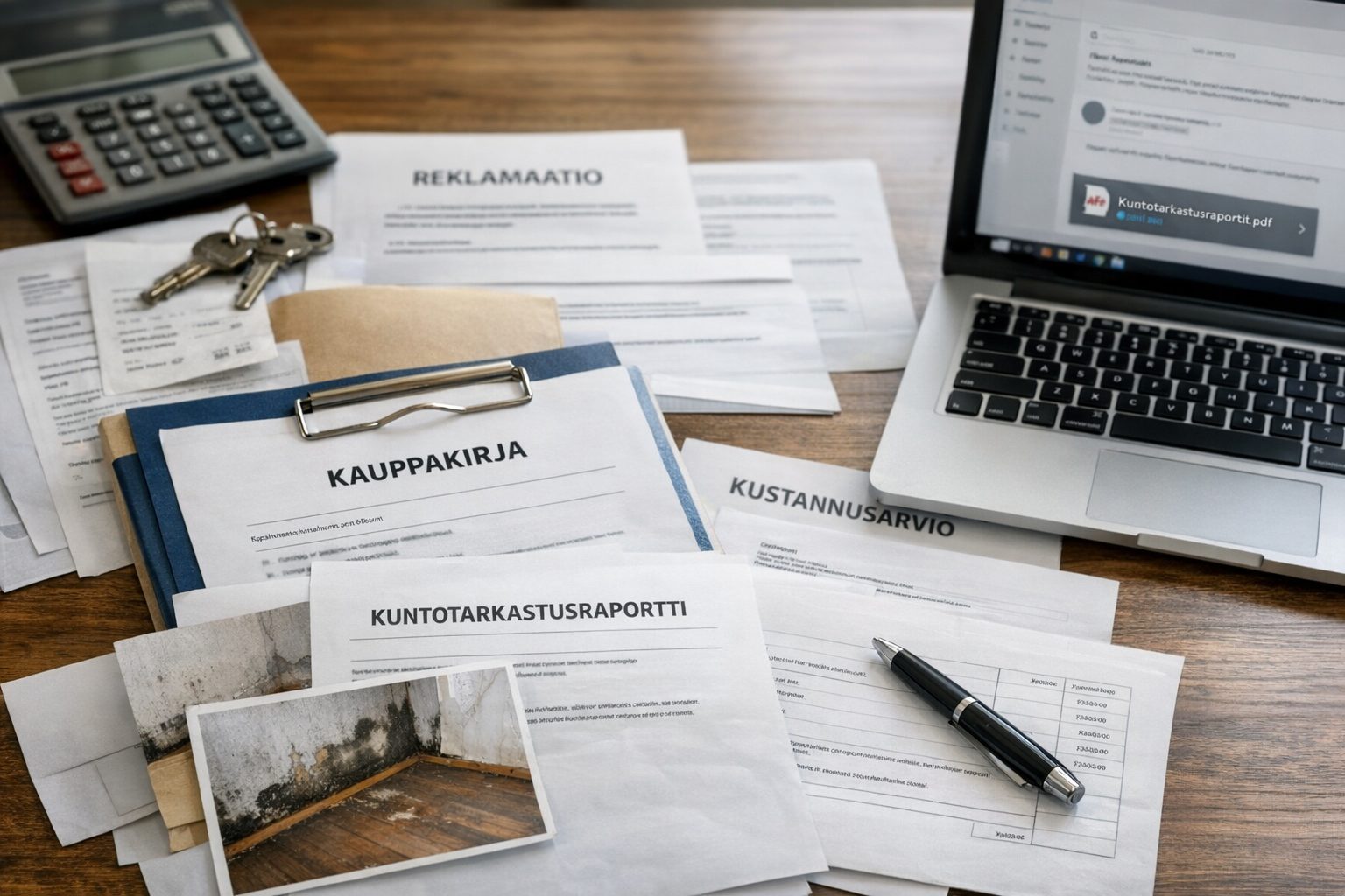 Aineiston toimittaminen asianajajalle