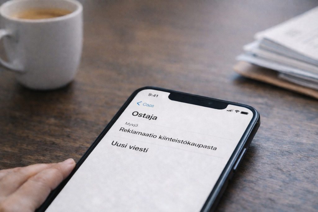 Myyjän vastaus reklamaation - Ohjeet ostajalle Ostin hometalon