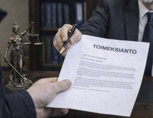 Toimeksiantosopimus asianajotoimisto